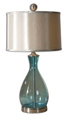 Uttermost Meena Blue Glass Table Lamp