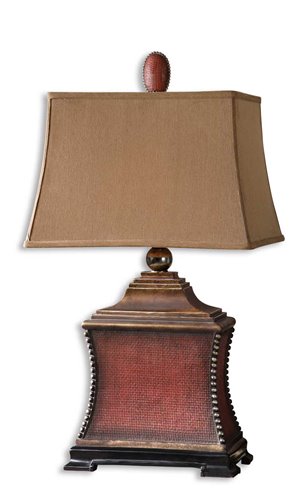 Uttermost Pavia Red Table Lamp