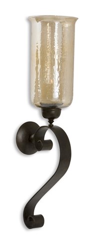 Uttermost Joselyn Bronze Candle Wall Sconce