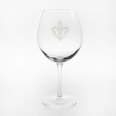 Grand Fleur De Lis Balloon Wine Glasses, Set of 4