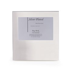 Silver Plated 4x6 Picture Frame with Easel Back