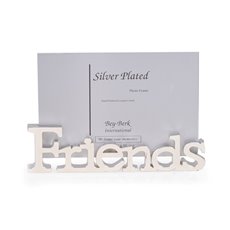 Silver Plated 4x6 Friends Picture Frame