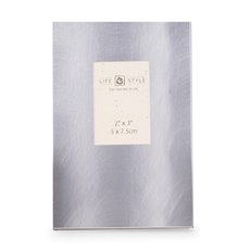 Brushed Metal 2x3 Picture Frame with Easel Back