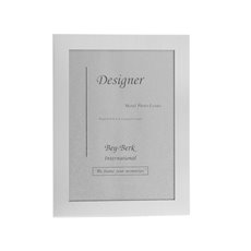 Brushed Metal 8x10 Picture Frame with Easel Back