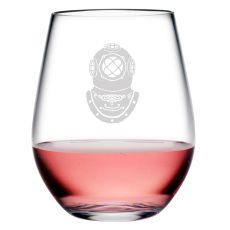 Dive Helmet Tritan Stemless Tumblers, S/4