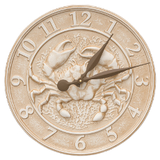 Crab 16" Indoor Outdoor Clock
