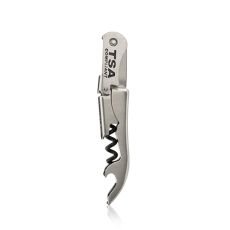 Stainless Steel Double-Hinged TSA-Compliant Corkscrew