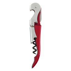 Truetap: Metallic Red Double-Hinged Corkscrew