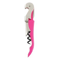 Truetap Pink Double Hinged Waiter's Corkscrew by True