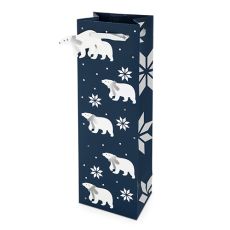 Polar Bear Pattern 750ml Bottle Bag By Cakewalk