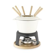Cast Iron Fondue Set by Twine