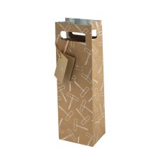 Foil Corkscrew Single-Bottle Wine Bag by Cakewalk