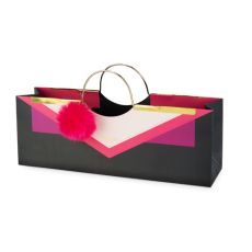 Fur Pom Single Bottle Purse Bag