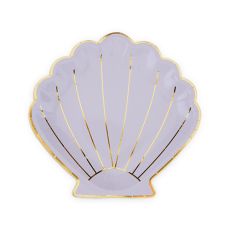Shell Appetizer Plate by Cakewalk - Set of 8