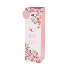 Best Mom Ever Single-Bottle Wine Bag by Cakewalk