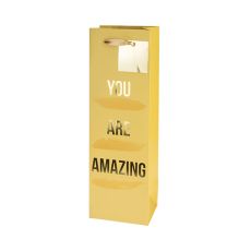 You Are Amazing Single-Bottle Wine Bag by Cakewalk