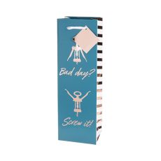 Bad Day? Screw It Single-Bottle Wine Bag