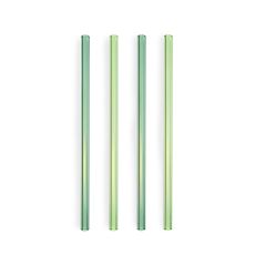 Woodland Green Glass Straws by Twine