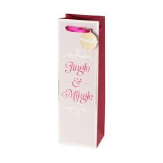 Jingle & Mingle Single-Bottle Wine Bag by Cakewalk