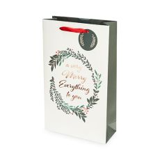 Merry Everything Double-Bottle Wine Bag by Cakewalk