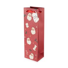 Santa's List Single-Bottle Wine Bag by Cakewalk