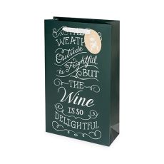 Wine Weather Double-Bottle Wine Bag by Cakewalk