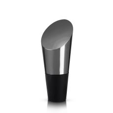 Warren Gunmetal Black Heavyweight Bottle Stopper by Viski