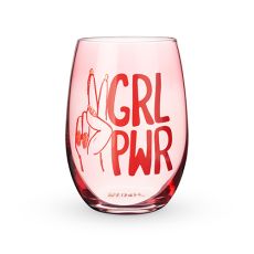 GRL PWR Stemless Wine Glass by Blush