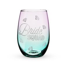 Bride Squad Stemless Wine Glass by Blush