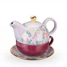Addison Wildflower Purple Tea for One Set by Pinky Up