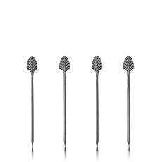 Warren: Gunmetal Deco Cocktail Picks (VISKI)