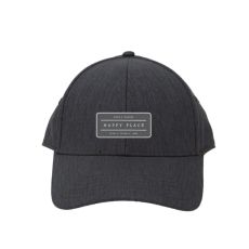Heather Linen Charcoal, Napa Happy Place Cap