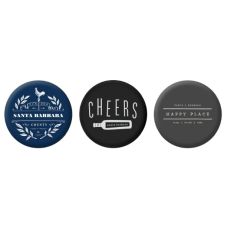 Santa Barbra Silicone Stopper Set of 3