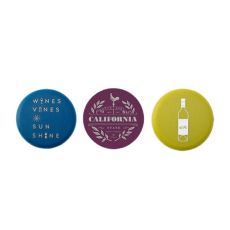 California Wine Silicone Stopper Set of 3