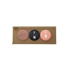 Rose Silicone Stopper Set of 3