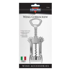 Italian Chrome Winged Corkscrew