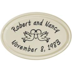 Custom Wedding Or Anniversary Ceramic Plaque
