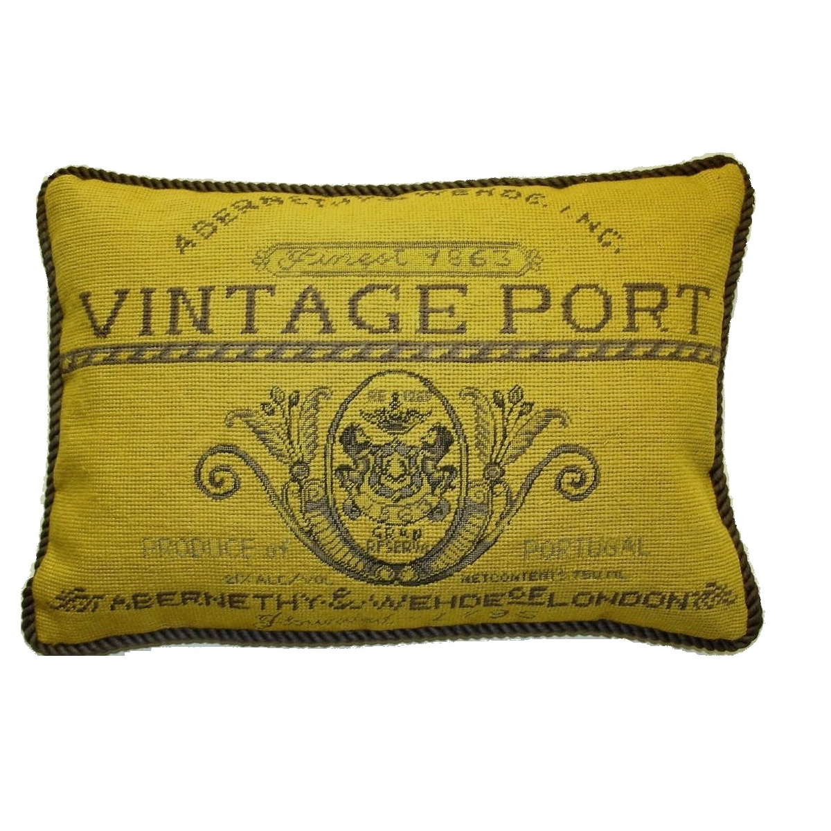 Abernethy & Wehde label Pillow