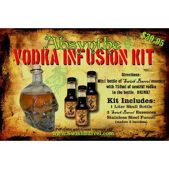 Absynthe Skull Vodka Infusion Kit