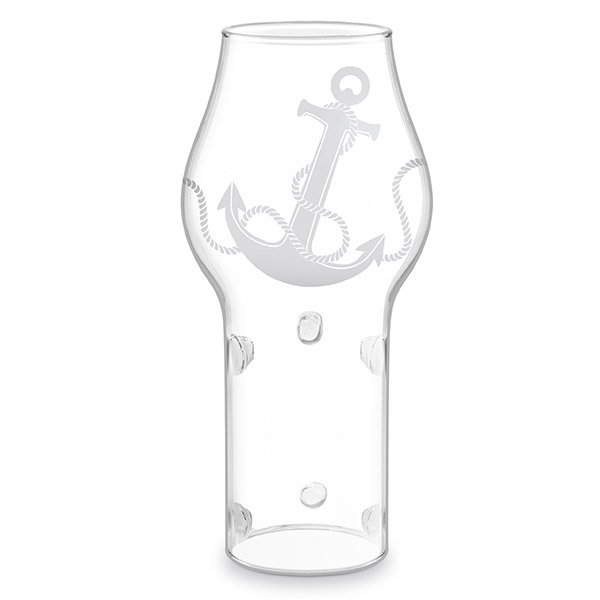 Anchor Bottle Candle Glass Chimney