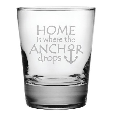 Home is Where the Anchor Is Heavy Base DOF Glasses (set of 4)