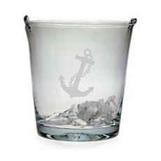 Anchor Etched Ice Bucket