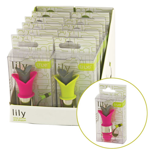 Lily Wine Pourer and Stopper