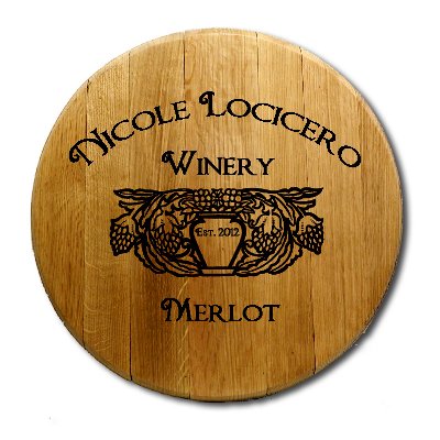 Custom Wine Barrel Head Wall Art
