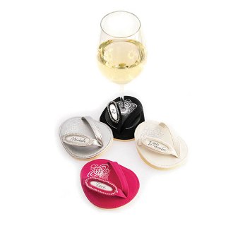 Beaded Frame Flip Flop Coasters