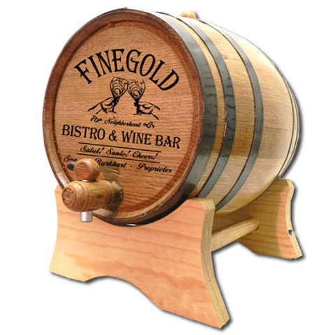 Personalized Bistro White Oak Aging Barrel