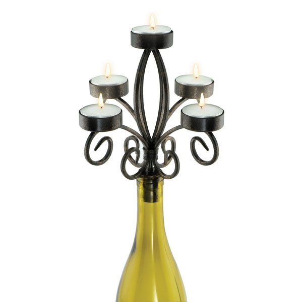 Scroll 5-Tealight Candelabra