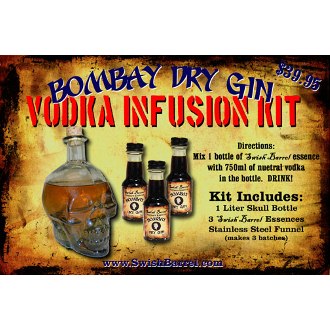 Bombay Dry Gin Vodka Infusion Kit