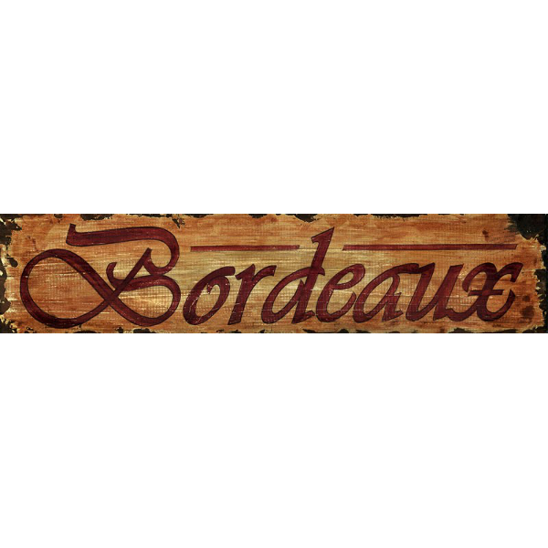 Personalized Bordeaux Wine Sign
