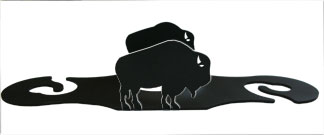 Buffalo Wrought Iron Wine Glass Caddy